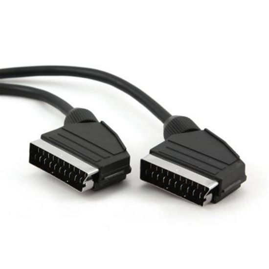  Зображення Кабель аудіо-відео Cablexpert CCV-518 двунаправленний кабель SCART , 21 контакт, 1.8 м) 