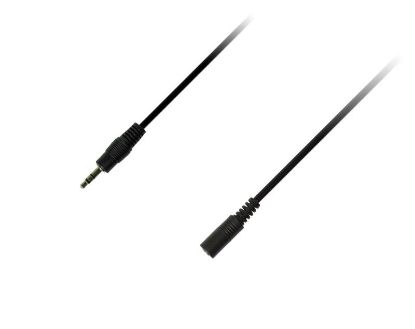  Зображення Кабель мультимедійний AUX 3.5mm M - 3.5 F 1.5m Piko (1283126473937) 