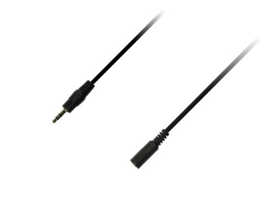  Зображення Кабель мультимедійний AUX 3.5mm M - 3.5 F 1.5m Piko (1283126473937) 