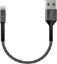  Зображення Кабель Intaleo CB0 USB-Lightning 0.2м Black/Grey (1283126495618) 