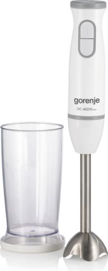  Зображення Блендер Gorenje заглибний, 560Вт, 2в1, чаша-500мл, білий 