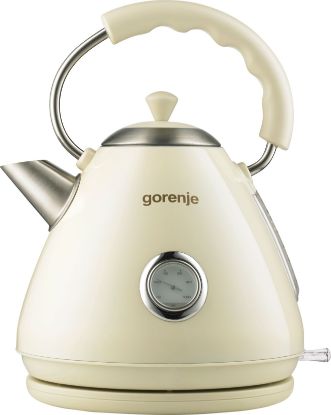  Зображення Електрочайник Gorenje, 1.7л, пластик, бежевий 