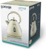  Зображення Електрочайник Gorenje, 1.7л, пластик, бежевий 