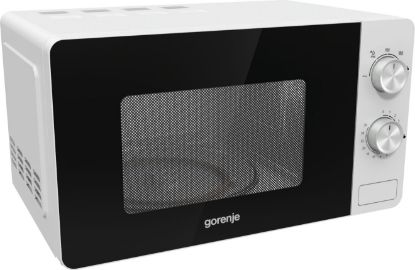  Зображення Мікрохвильова піч Gorenje, 17л, мех. керув., 700Вт, білий 