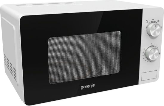  Зображення Мікрохвильова піч Gorenje, 17л, мех. керув., 700Вт, білий 