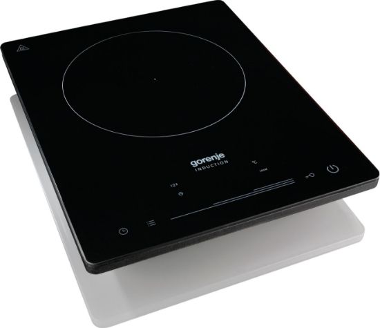  Зображення Плитка настільна Gorenje індукційна , комф. - 1, 2Вт,  управл - сенсор, чорний 