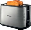  Зображення Тостер  Philips Viva Collection, 950Вт, пластик+ метал, чорний+нерж 