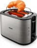  Зображення Тостер  Philips Viva Collection, 950Вт, пластик+ метал, чорний+нерж 