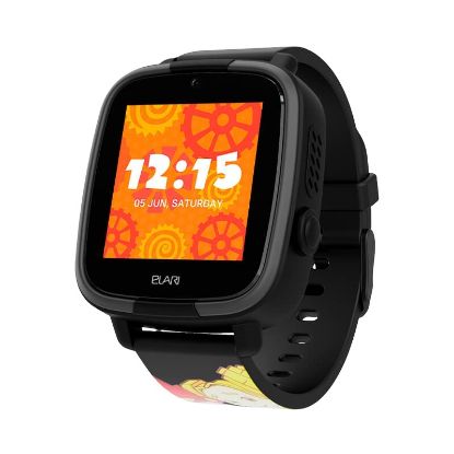  Зображення Дитячий телефон-годинник з GPS трекером Elari FixiTime Fun Black (ELFITF-BLK) 