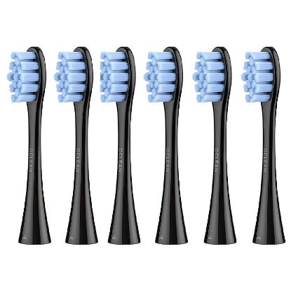  Зображення Насадка для зубної електрощітки Oclean P2S5 B06 Standard Clean Brush Head Black (6 шт) (6970810552195) 