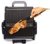  Зображення Гриль Tefal прижимний Minute Grill, 1600Вт, темп. режимів-3, з`ємні пластини, розкриття на 180?, метал 