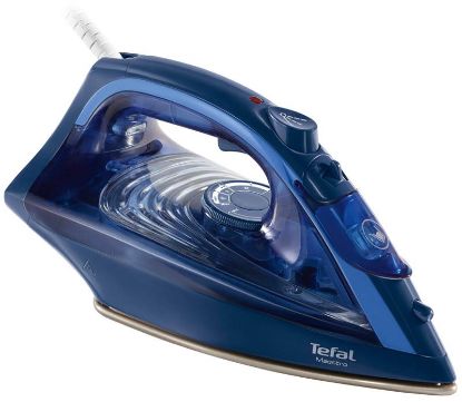  Зображення Праска Tefal MAESTRO 2, 2300Вт, 270мл, паровий удар -120гр, постійна пара - 35гр, нерж. сталь, синій 