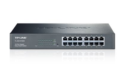  Зображення Комутатор TP-LINK TL-SG1016DE 16xGE EasySmart 13" 1U 