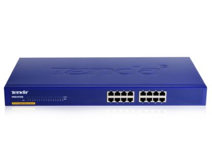  Зображення Комутатор TENDA TEG1016G 16port 10/100/1000/BaseT rackmount 19" 