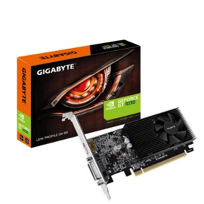  Зображення Вiдеокарта GIGABYTE GeForce GT 1030 2GB GDDR4 Low Profile Silent 