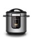  Зображення Мультиварка-скороварка PHILIPS Viva Collection, 1000Вт, чаша-6л, кнопкове керування, пластик/метал, чорний-метал 