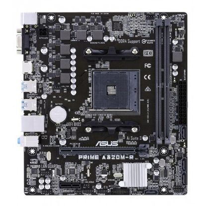  Зображення MB Asus PRIME A320M-R-SI (A320/sAM4/2xDDR4 2933(OC)MHz/1xPCIе x16/1xPCIе x1/4xSATA3/RAID 0,1,10/GLan/D-Sub, HDMI, 4xUSB3.1, 2xUSB2.0/Audio 8Ch/mATX)) 