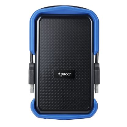  Зображення Зовнішній жорсткий диск 2.5" USB 2.0TB Apacer Apacer AC631 Black/Blue (AP2TBAC631U-1) 