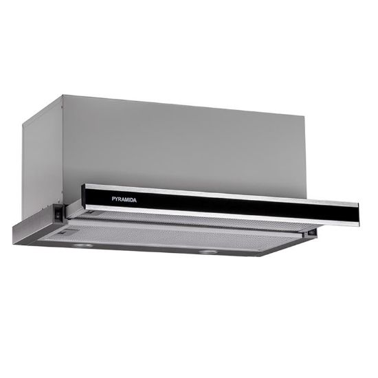  Зображення Витяжка кухонна Pyramida TL 60 (1100) G IX BL 