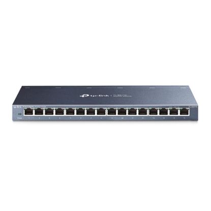  Зображення Комутатор TP-LINK TL-SG116 16xGE некерований Метал. корпус 