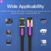  Зображення Патч-корд Vention CAT7 SSTP Ethernet, 8 m, Black (ICABK) 