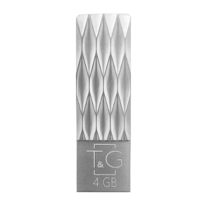 Зображення Флеш-накопичувач USB 4GB T&G 103 Metal Series Silver (TG103-4G) 