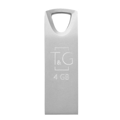  Зображення Флеш-накопичувач USB 4GB T&G 117 Metal Series Silver (TG117SL-4G) 