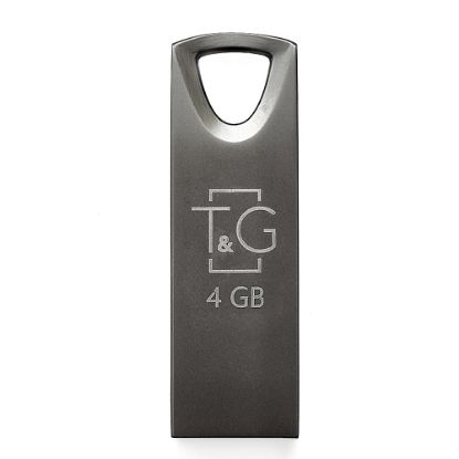  Зображення Флеш-накопичувач USB 4GB T&G 117 Metal Series Black (TG117BK-4G) 