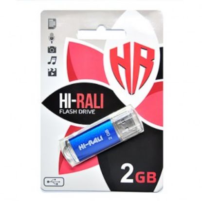  Зображення Флеш-накопитель USB 2GB Hi-Rali Rocket Series Blue (HI-2GBRKTBL) 