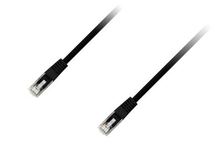  Зображення Патч-корд Piko CAT5e UTP Ethernet RJ45, 3 m, Black (1283126474057) 