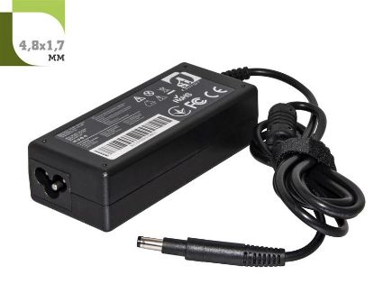  Зображення Блок живлення для ноутбука 1stCharger HP 65W(19.5V/3.33A) 4.8x1.7 + кабель живлення 