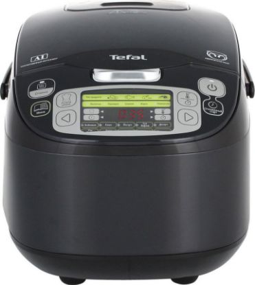  Зображення Мультиварка Tefal Fuzzy Logic, 750Вт, чаша-5л, кнопкове керування, пластик, чорний 