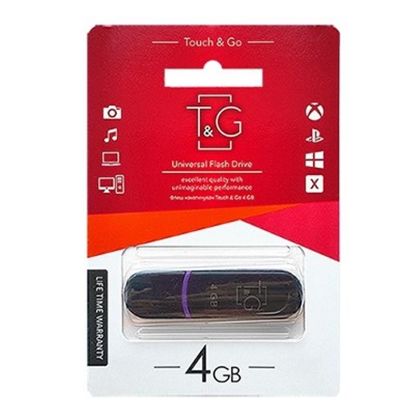  Зображення Флеш-накопичувач USB 4GB T&G 012 Classic Series Black (TG012-4GBBK) 