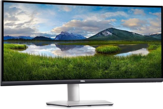  Зображення Монітор DELL 34" S3422DW 2xHDMI, DP, USD3.0, MM, VA, 3440x1440, CURVED, sRGB 99%, HAS, FreeSync 