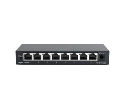 Зображення Комутатор мережевий Ruijie Networks RG-ES108D 