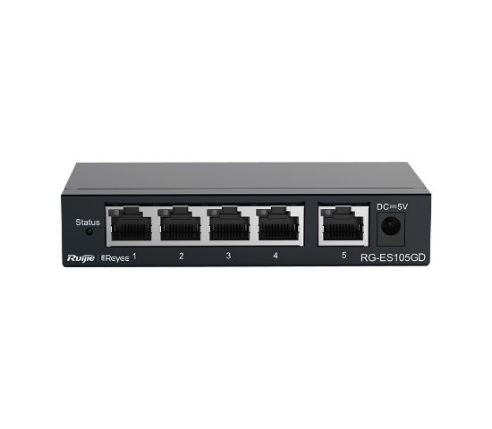  Зображення Комутатор мережевий Ruijie Networks RG-ES105GD 