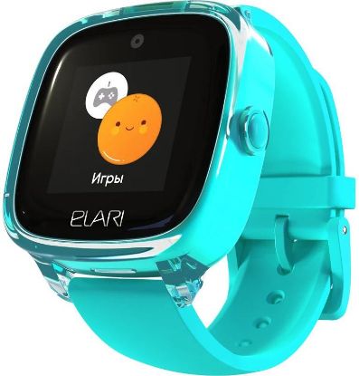  Зображення Дитячий смарт-годинник з GPS-трекером Elari KidPhone Fresh Green (KP-F/Green) 