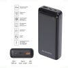  Зображення Внешний аккумулятор (Power Bank) Colorway 20000mAh Slim (USB QC3.0 + USB-C PD 20W) Black 