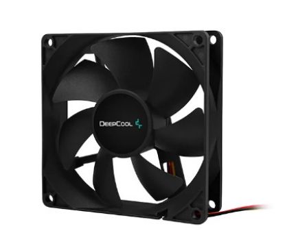  Зображення Вентилятор DeepCool XFAN 90, 90х90х25мм, 3-pin, чорний 