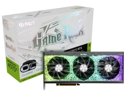  Зображення Відеокарта GeForce RTX 4070 Ti  12GB GDDR6X   Palit GameRock Classic OC) 