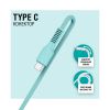  Зображення Кабель ACCLAB AL-CBCOLOR-T1MT USB-USB Type-C 1.2м Mint (1283126518256) 