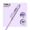  Зображення Кабель ACCLAB AL-CBCOLOR-T1PP USB-USB Type-C 1.2м Purple (1283126518270) 