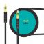  Зображення Кабель мультимедійний AUX 1.0m CB-AB11 black Piko (1283126489150) 