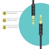  Зображення Кабель мультимедійний AUX 1.0m CB-AB11 black Piko (1283126489150) 