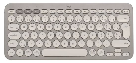  Зображення Клавіатура Logitech K380 Multi-Device Bluetooth UA Sand (920-011165) 