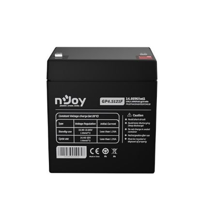  Зображення Акумуляторна батарея Njoy GP4.5121F 12V 4.5AH (BTVACDUEATE1FCN01B) AGM 