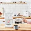  Зображення Кавоварка Tefal крапельна Sense, 1.25л, мелена, LED-дисплей, сенсор.керування, білий 