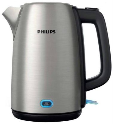  Зображення Електрочайник Philips Viva Collection, 1.7л, LED підсвітка, метал-чорний 