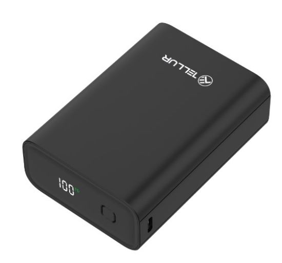 Зображення Універсальна мобільна батарея Tellur PD702 Compact Pro 20000mAh Black (TLL158371) 