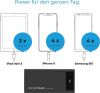  Зображення Універсальна мобільна батарея RealPower PB-20k PD Powerbank 20000mAh Black (PB-20k PD) 